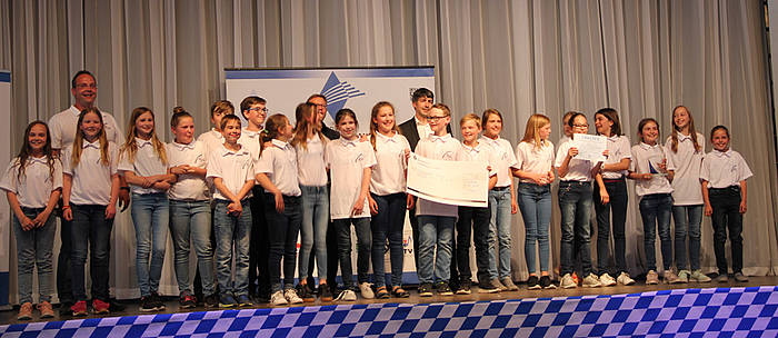 Staatlichen Realschule Vilsbiburg belegt den ersten Platz beim Bläserklassenwettbewerb