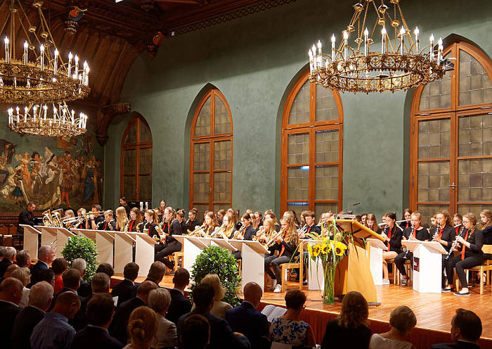 Die BigBand der Staatlichen Realschule Eggenfelden.