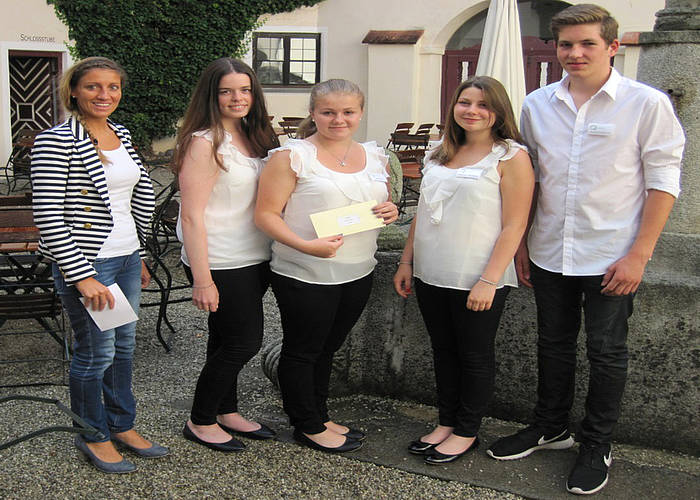 Team Insulin-Scann der Johann-Turmair-Realschule Abensberg gewinnt den 2. Preis