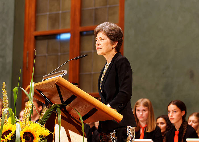 Ministerialdirigentin Elfriede Ohrnberger vom Staatsministerium für Unterricht und Kultus.